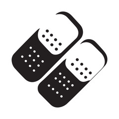 Hospital and medical health care icon Bandage vector illustration