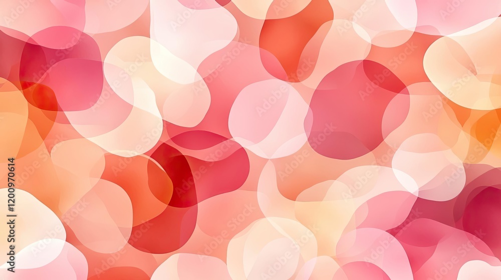 Poster neutral watercolor concept. vibrant abstract background with soft, blurred shapes in pink and peach 