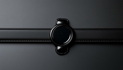 A black envelope sealed with a black wax seal.