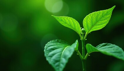 Mature Tongkat Ali plant with large dark green leaves and stems, Plant, mature