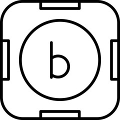 Letter B Icon