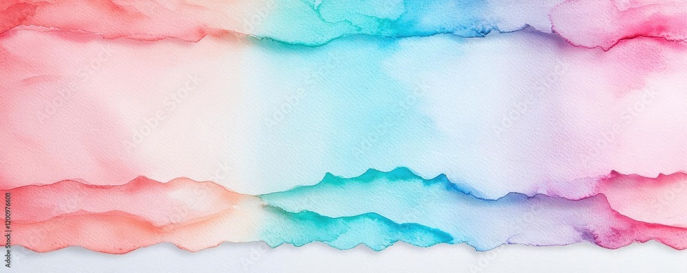 Poster minimalist watercolor idea. abstract watercolor background with soft pastel hues and flowing texture