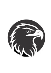 Eagle Head Vector icon SVG.