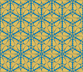 Seamless rhombus pattern. Mosaic. Wallpaper design. Seamless rhombuses for fabric, shirts, linens or textile. Endless pattern for ceramic tile, linoleum, or web page background. 3D cubes geometric.