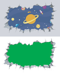 hole, wall, crack, effect, 3D, realistic, greenscreen, sticker, decal, poster, decor, design, damage, broken, texture, wall crack, crack effect, 3D design, realistic crack, greenscreen effect, wall st