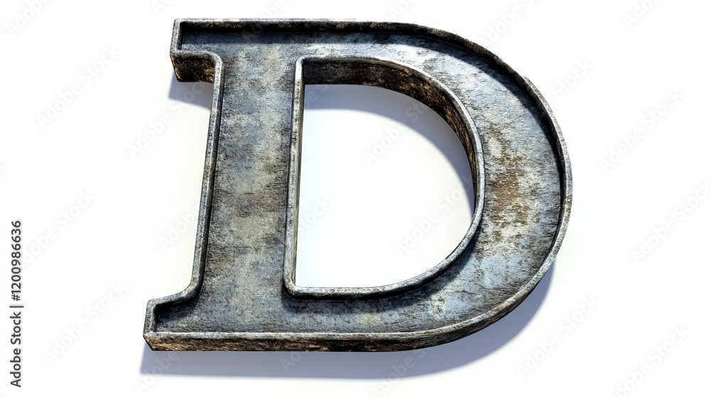 Fototapete set of alphabet symbols and elements of letter d - also as emblem, such a logo. jpeg version also av