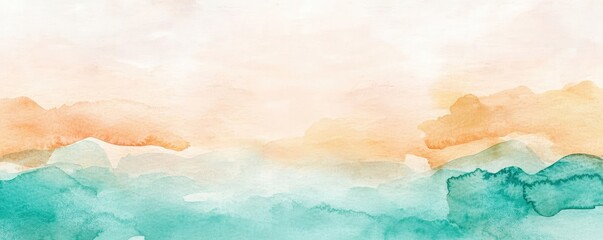 Neutral watercolor concept. A vibrant watercolor background in soothing colors for creative projects.