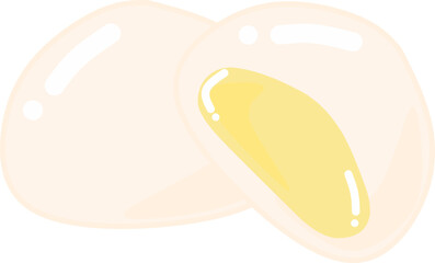 Sweet Steamed Bun with Custard Filling