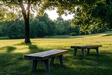 outdoor wooden bench