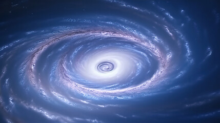 Spiral Galaxy in Deep Space