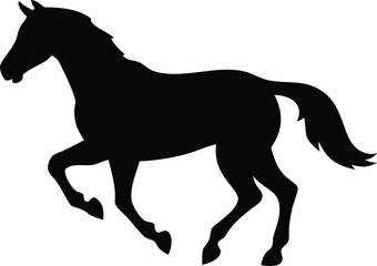 Galloping Horse Vector: High-Quality Graphic for Creative Projects
