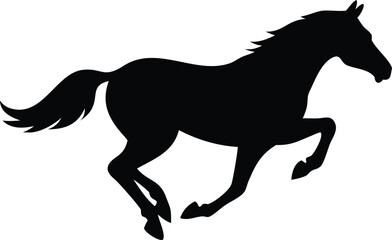 Galloping Horse Vector: High-Quality Graphic for Creative Projects
