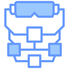 Spatial Comp Framework Blue Icon