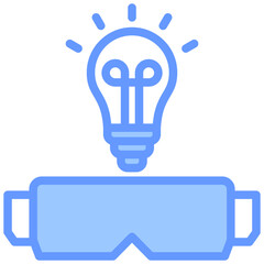 Spatial Intelligence Blue Icon