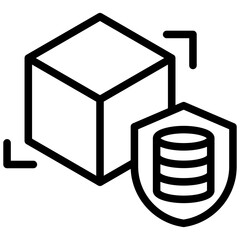 Spatial Data Quality Outline Icon