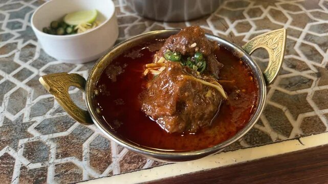 Close up shot of Mutton Roganjosh