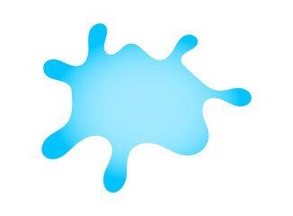 water splash, water waves symbol, ripple water flow for graphic, water fluid shape