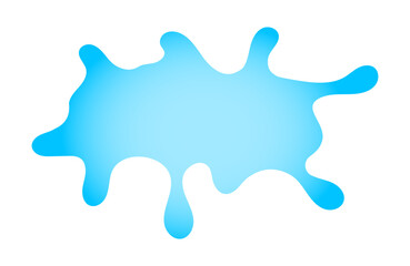 water splash, water waves symbol, ripple water flow for graphic, water fluid shape