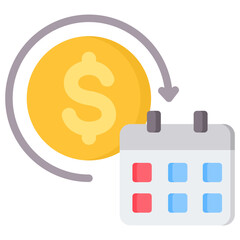 Repayment Flat Icon