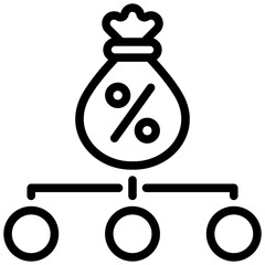 Creditworthiness Factor Outline Icon