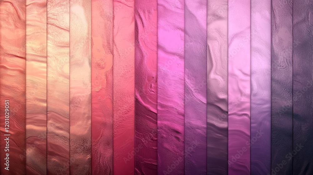 Poster abstract glass panel with shiny and colored parts with different textures 11