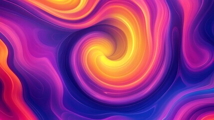 Obraz premium Vibrant flame light design with swirling patterns and dynamic warm gradients creating a vivid background