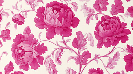 Obraz premium Elegant Pink Flowers Wallpaper Background