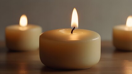 Serene Glow Minimalist Candle with Soothing Aromatherapy Vibe V7