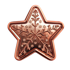 Decorative christmas star symbol festive home artwork elegant environment close-up aofthanit design