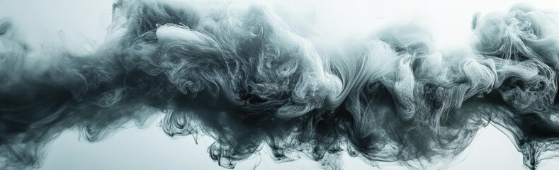 Vibrant swirling abstract art with cloudlike textures
