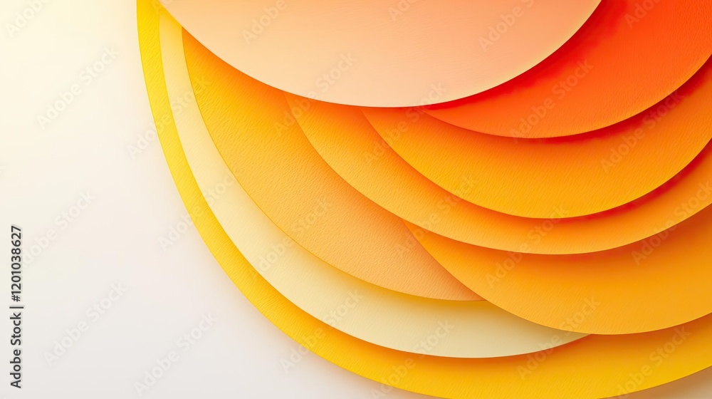 Poster circular watercolor concept. colorful layered circles create a vibrant abstract background for desig