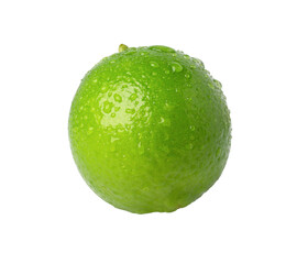 lime isolated on white