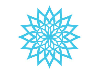 Mandala art design vector illustration