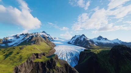 Majestic Glacier Landscape