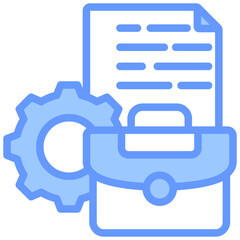 Portfolio Blue Icon