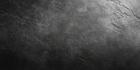 Obraz premium Dark grey concrete texture with subtle green undertones, featuring a rough, uneven surface and a gradient effect from left to right.