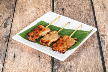 Thai cuisine - grilled pork skewer