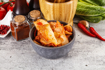 Korean cuisine fermented cabbage kimchi