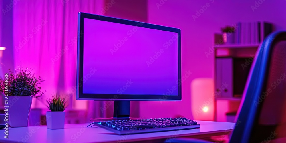 Sticker internet concept with device screen