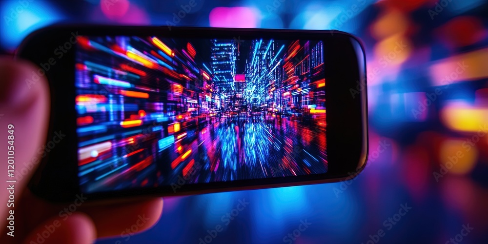 Canvas Prints internet concept with device screen