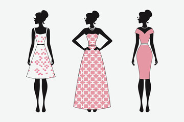 Beautiful Women Vector Art for Fashion and Design Inspiration