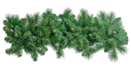 Pine Tree Branch Christmas Banners Generative AI