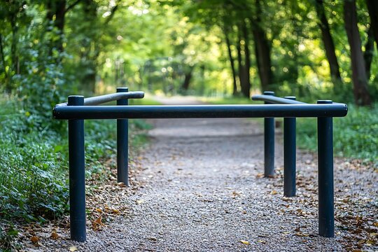 a set of parallel bars