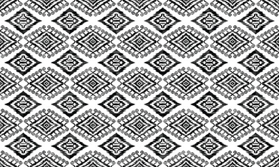 Geometric ethnic flower pattern for background,fabric,wrapping,clothing,wallpaper,Batik,carpet,embroidery style.