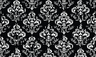 Geometric ethnic flower pattern for background,fabric,wrapping,clothing,wallpaper,Batik,carpet,embroidery style.