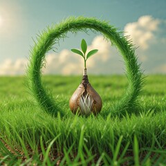 Obraz premium plant in the sky