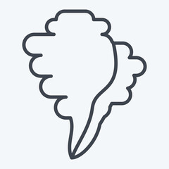 Icon Sheel. related to Summer symbol. line style. design editable