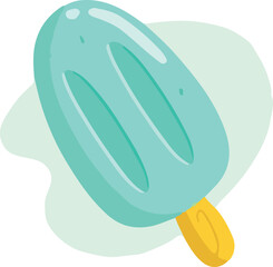 A Blue Ice Cream Illustrator EPS JPG.eps