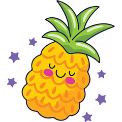 Obraz premium A Pineapple Illustrator EPS JPG.eps