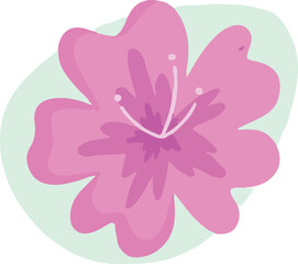 Fototapeta premium A Pink Flower Illustrator EPS JPG.eps